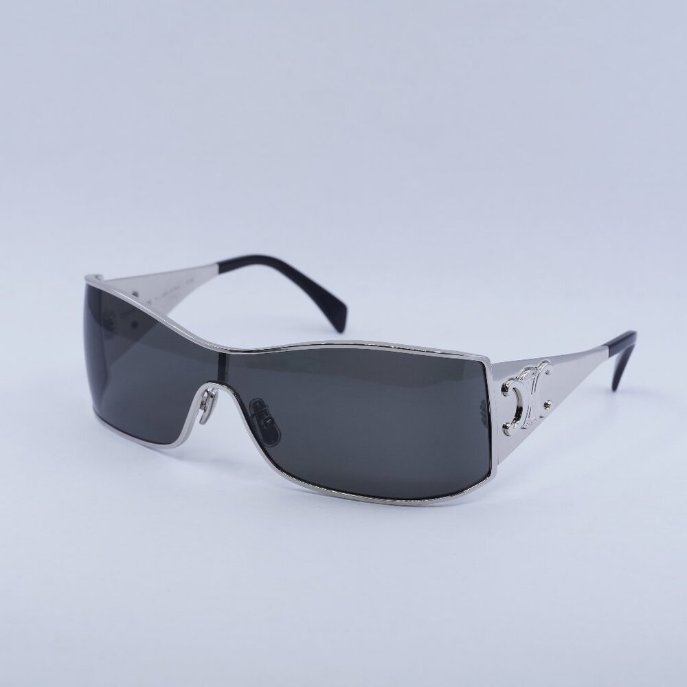 🕶️ New Celine CL40283U 16A Sunglasses - Silver Frame, Grey Lenses - Picture 1 of 12